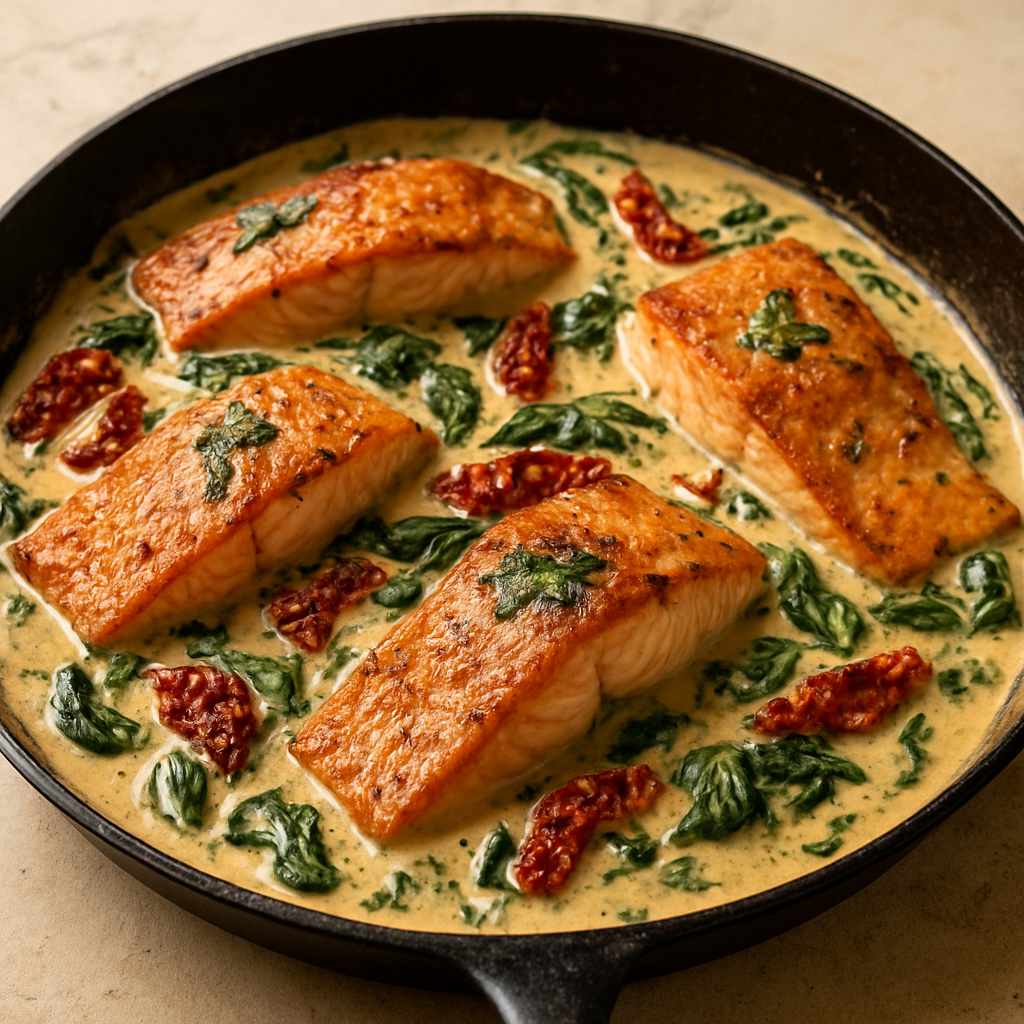 Creamy Tuscan Salmon